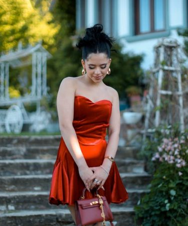 tenue de soirée hiver femme